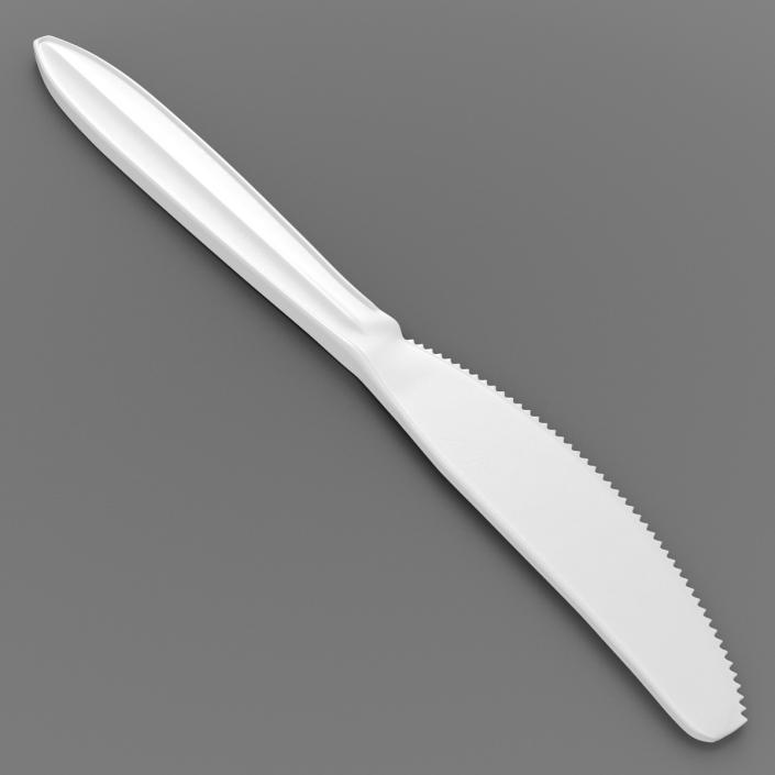 3D Plastic Knife model