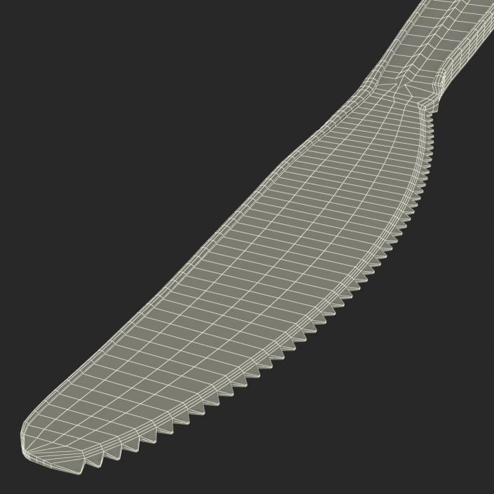 3D Plastic Knife model