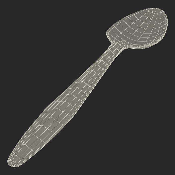 3D Plastic Spoon model