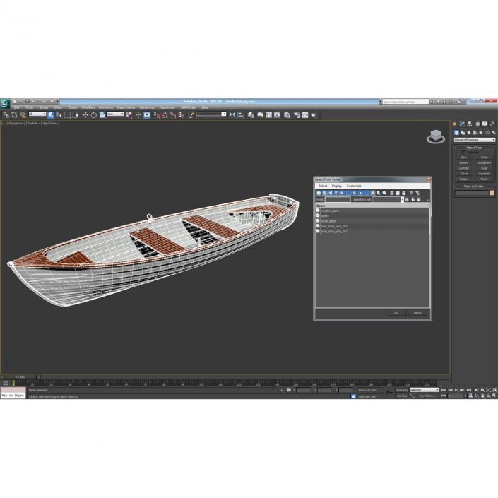 RowBoat 4 3D model