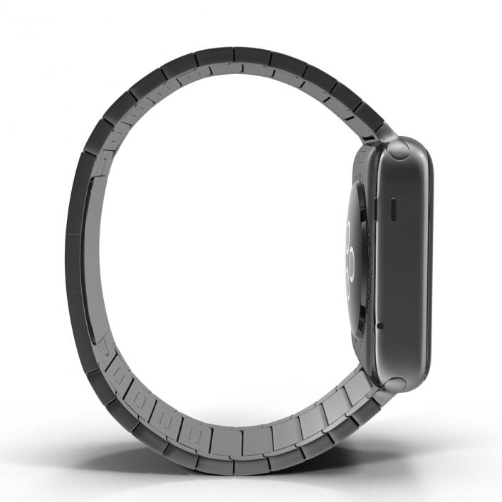 3D Apple Watch 38mm Link Bracelet Dark Space