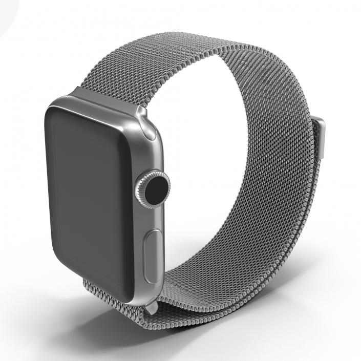 3D model Apple Watch 38mm Milanese Loop