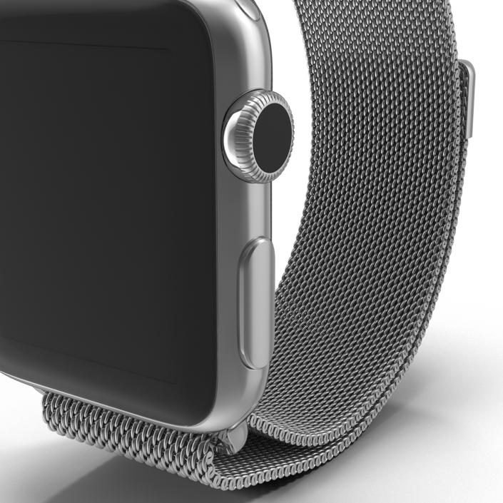 3D model Apple Watch 38mm Milanese Loop