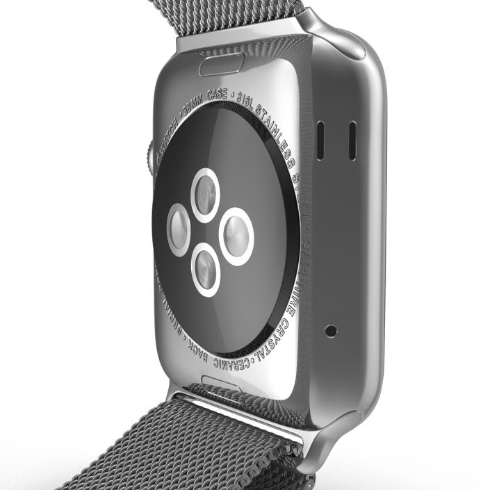 3D model Apple Watch 38mm Milanese Loop