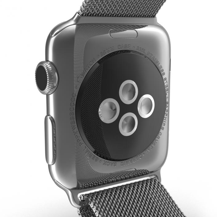 3D model Apple Watch 38mm Milanese Loop