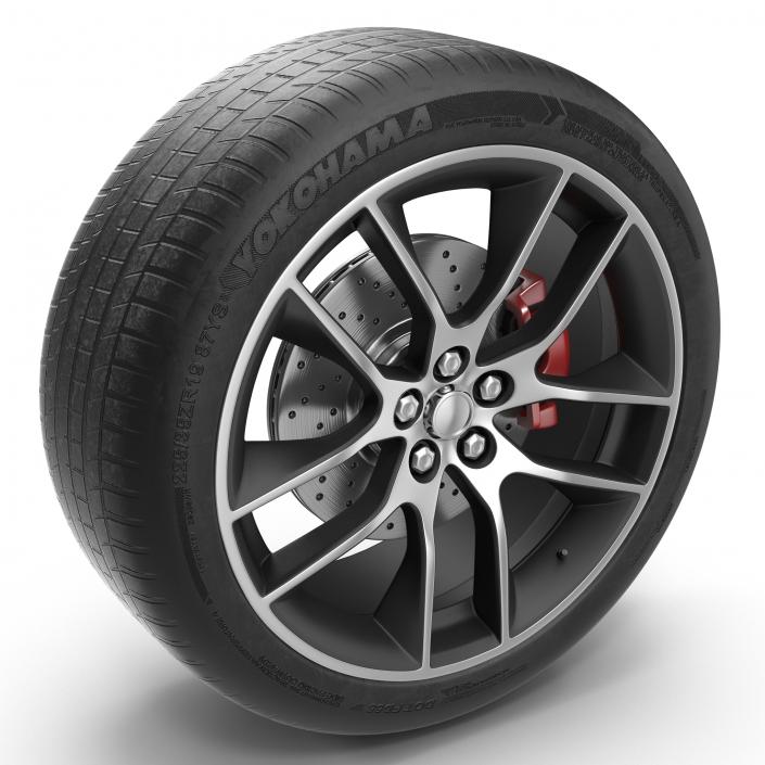 Car Wheel 3D model