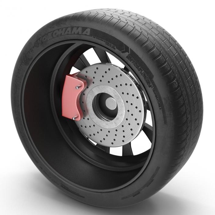 Car Wheel 3D model