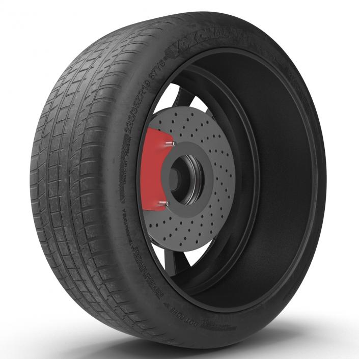 Car Wheel 3D model