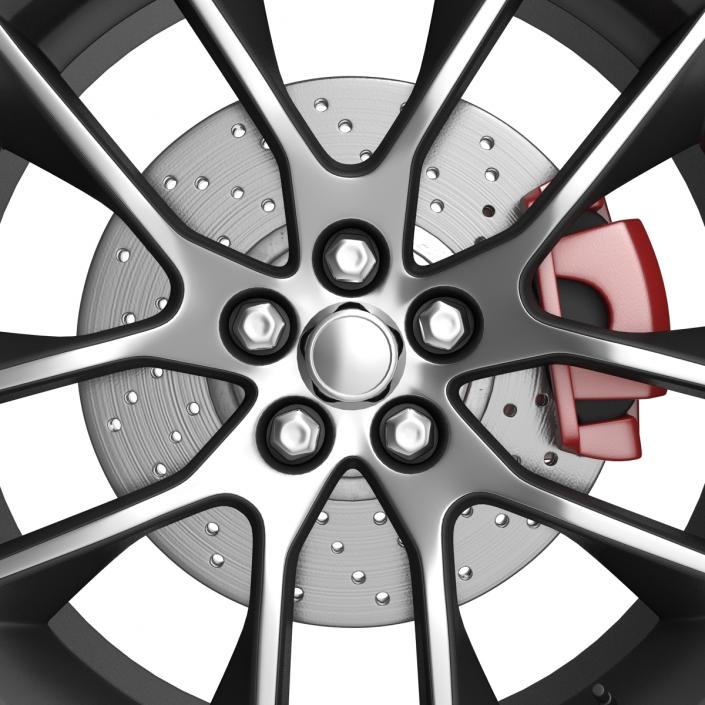 Car Wheel 3D model