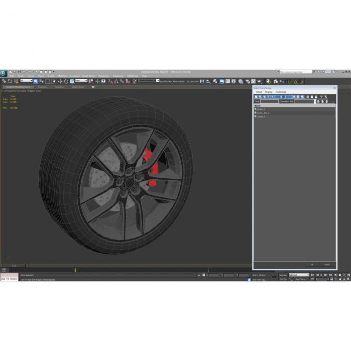 Car Wheel 3D model