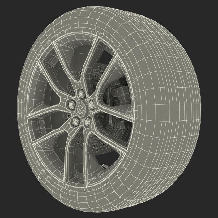 Car Wheel 3D model