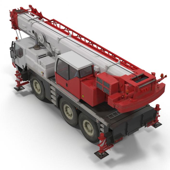 3D model Compact Mobile Crane