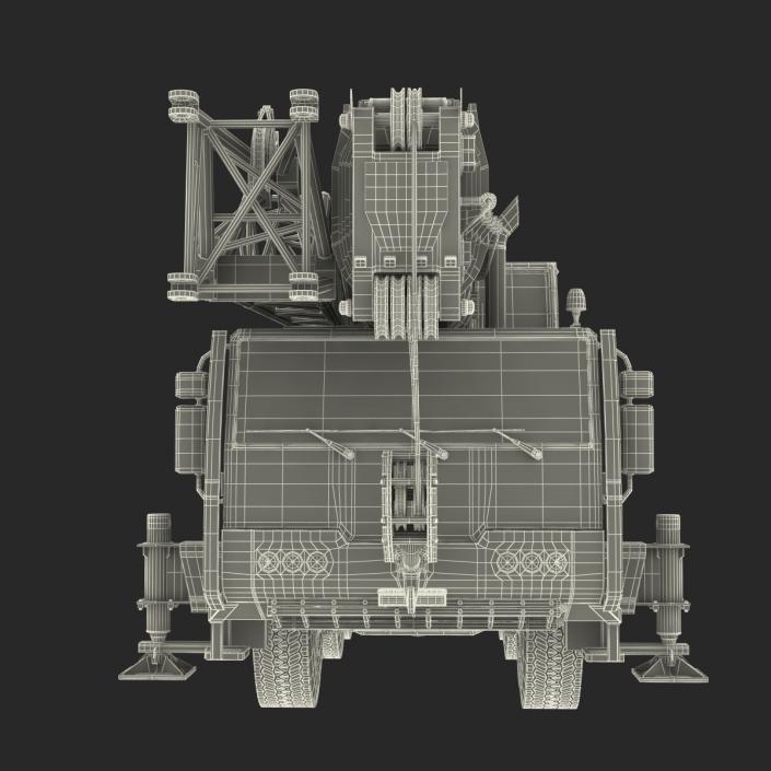 3D model Compact Mobile Crane