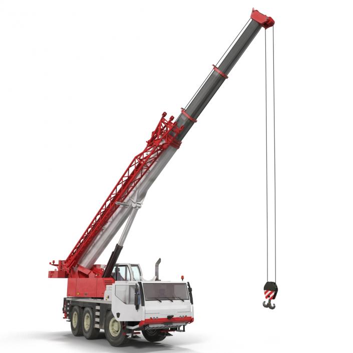 Compact Mobile Crane Rigged 3D