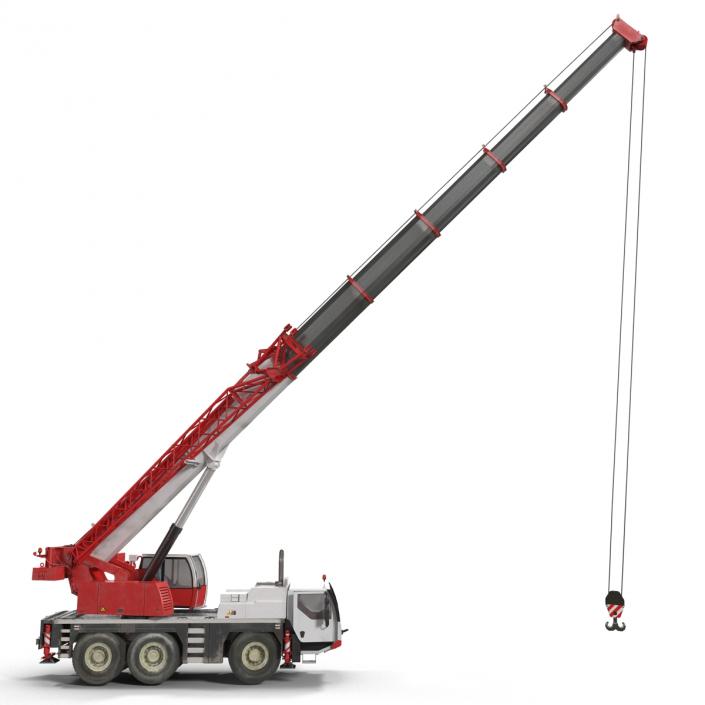 Compact Mobile Crane Rigged 3D