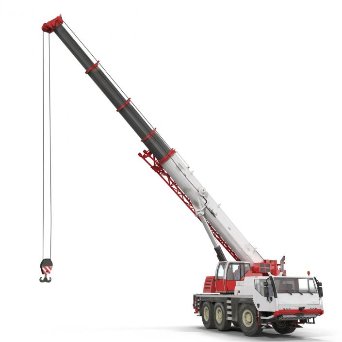 Compact Mobile Crane Rigged 3D