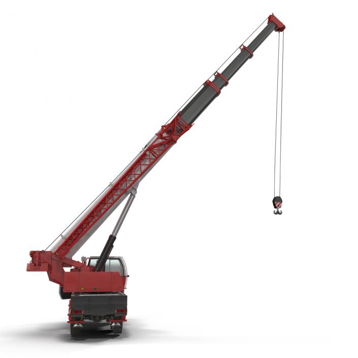 Compact Mobile Crane Rigged 3D