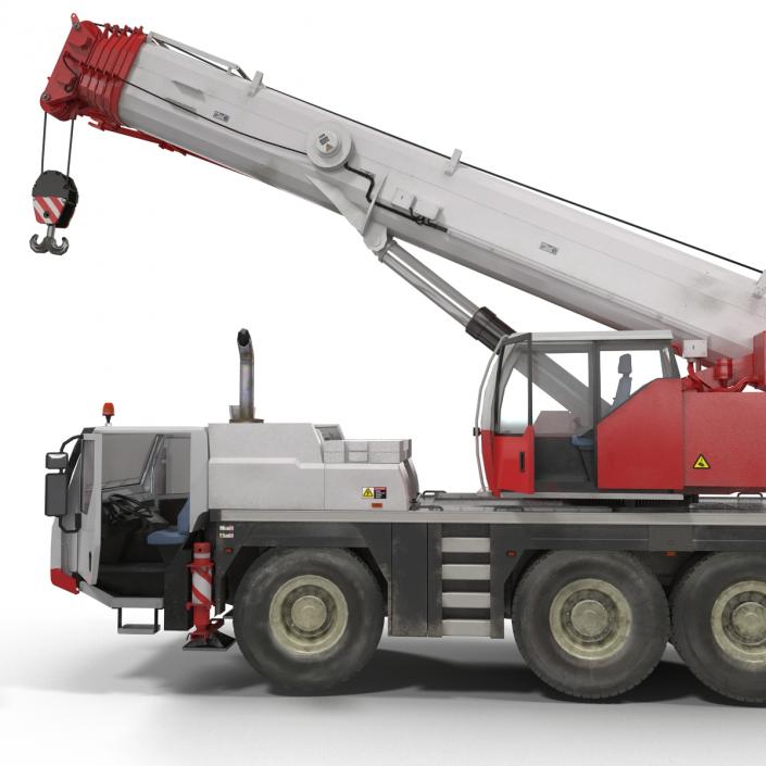 Compact Mobile Crane Rigged 3D