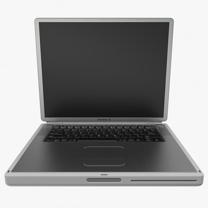 3D Apple PowerBook G4 model