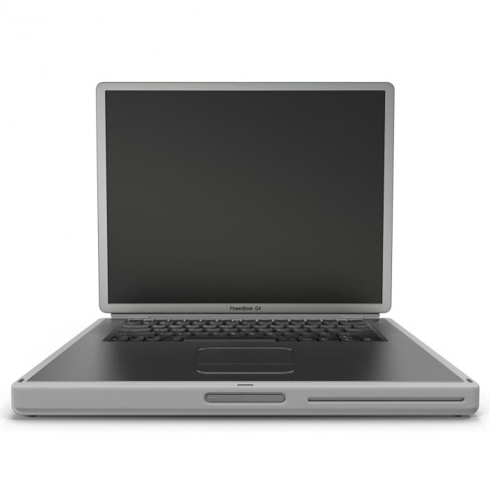 3D Apple PowerBook G4 model