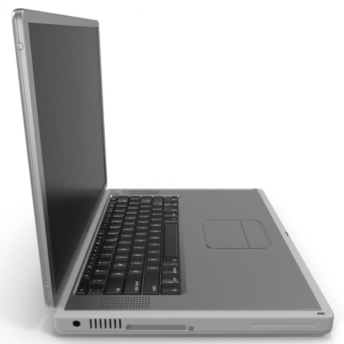 3D Apple PowerBook G4 model