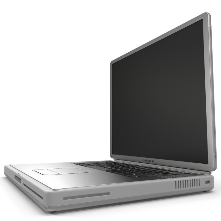 3D Apple PowerBook G4 model