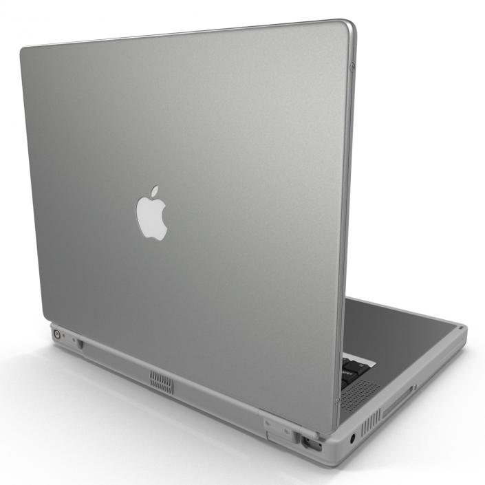 3D Apple PowerBook G4 model