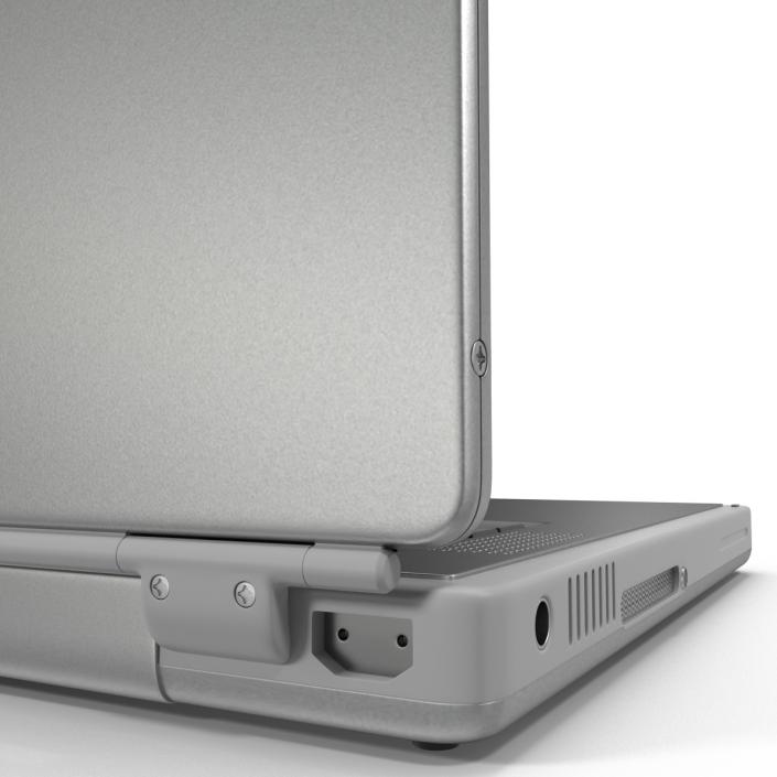 3D Apple PowerBook G4 model