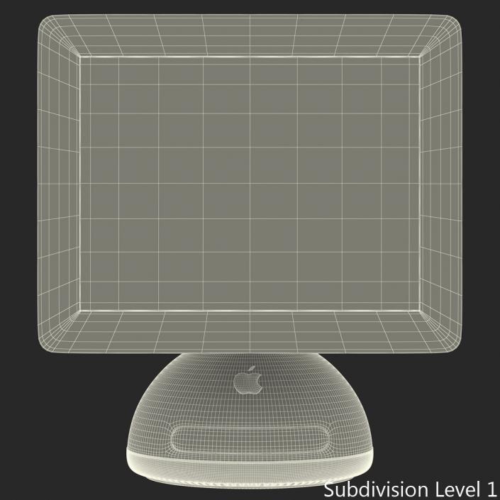 3D iMac G4 Flat Panel model