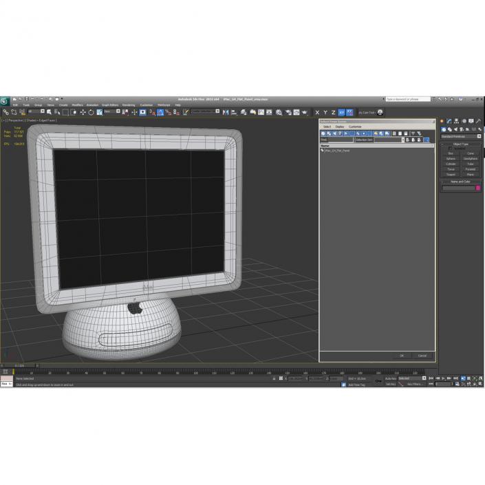 3D iMac G4 Flat Panel model