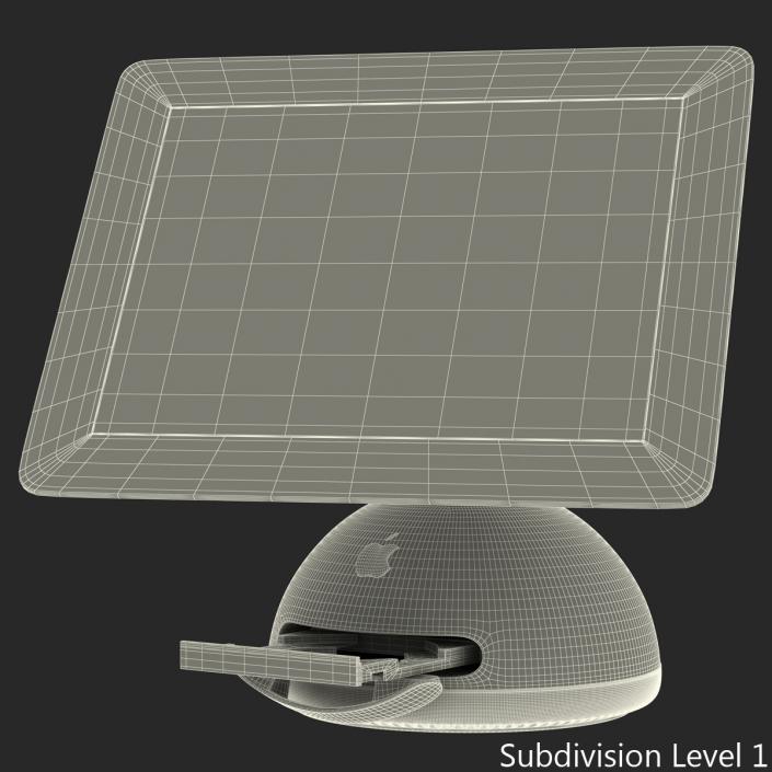 3D model iMac G4 Flat Panel Rigged