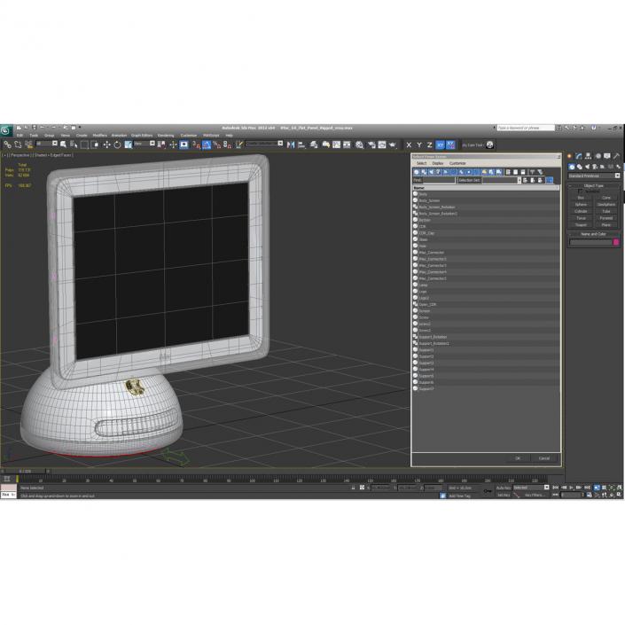 3D model iMac G4 Flat Panel Rigged