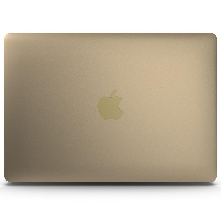 Apple MacBook Pro Gold 3D