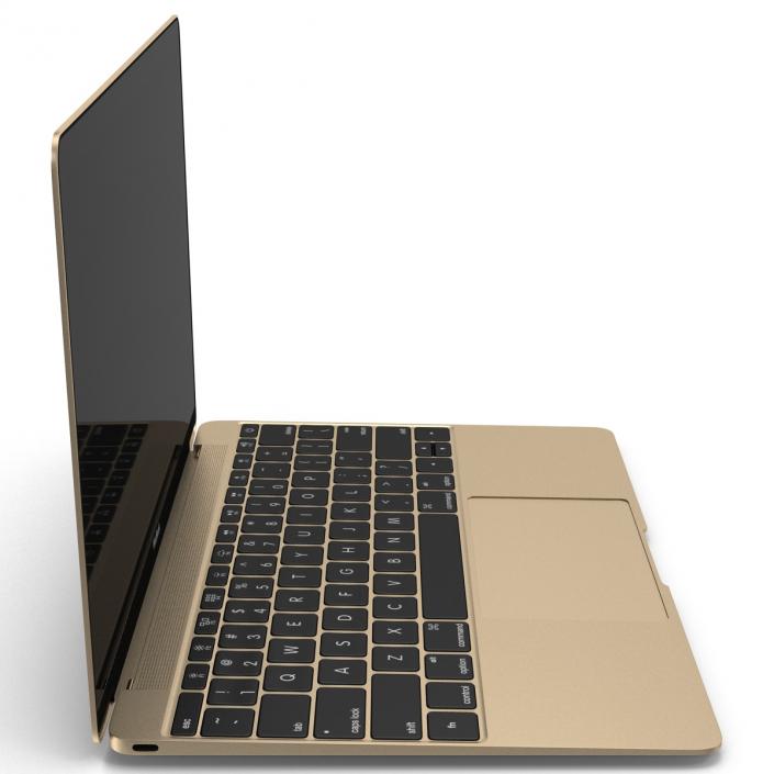 Apple MacBook Pro Gold 3D