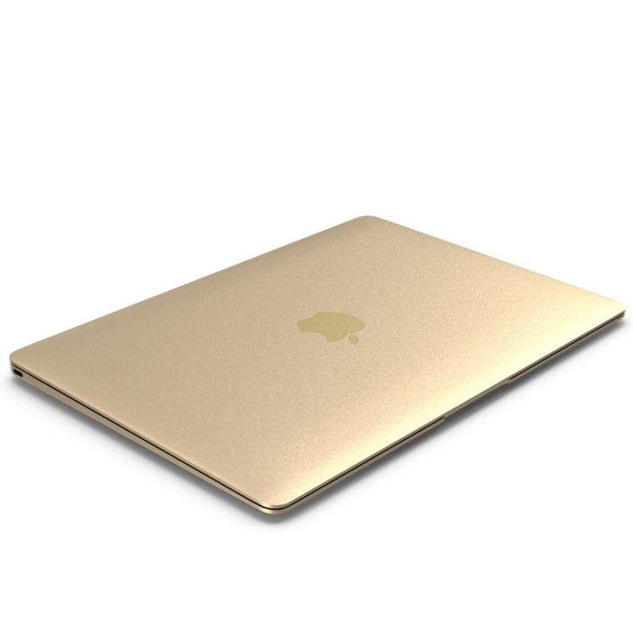 Apple MacBook Pro Gold 3D