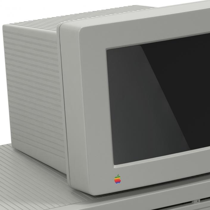 3D Apple Macintosh II model