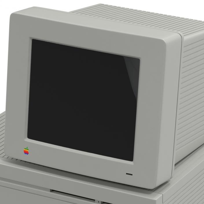 3D Apple Macintosh II model