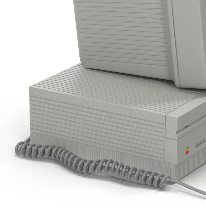 3D Apple Macintosh II model