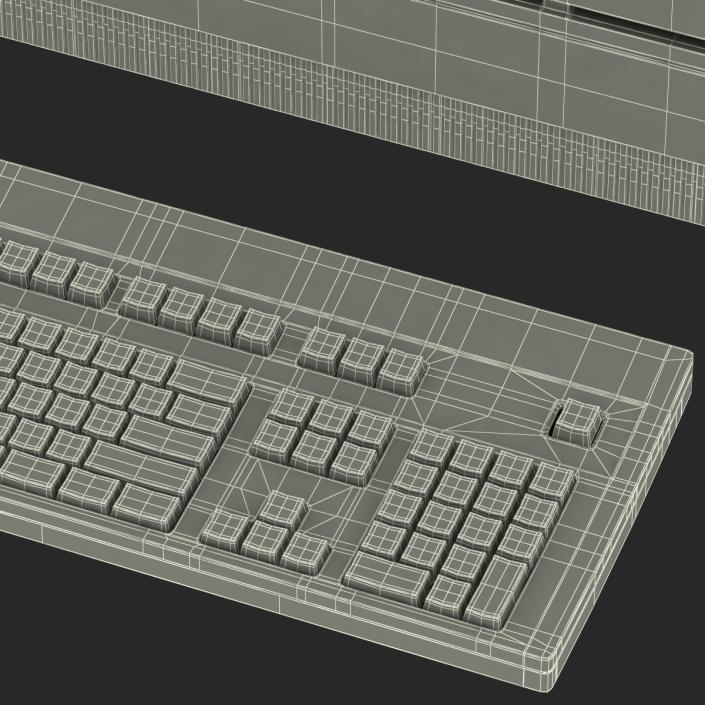 3D Apple Macintosh II model