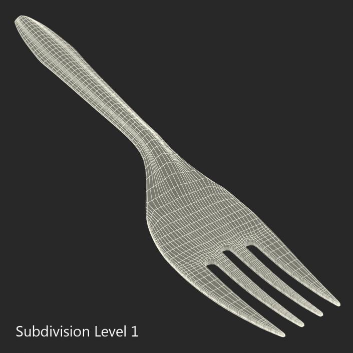 Plastic Fork 3D