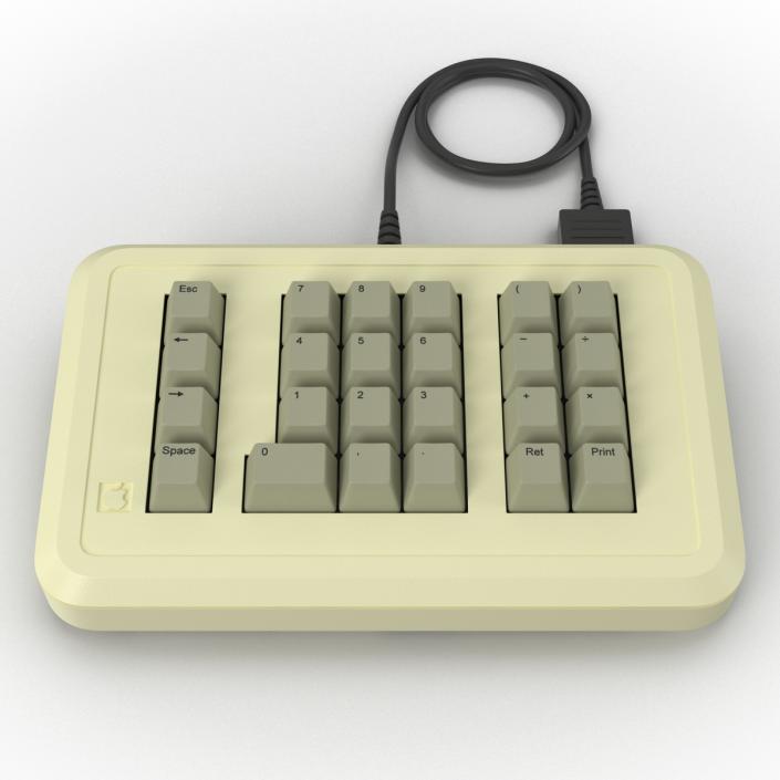 Apple IIe Numeric Keypad 3D model