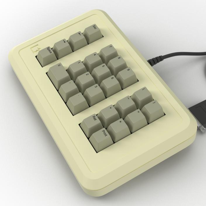 Apple IIe Numeric Keypad 3D model