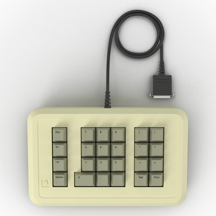 Apple IIe Numeric Keypad 3D model