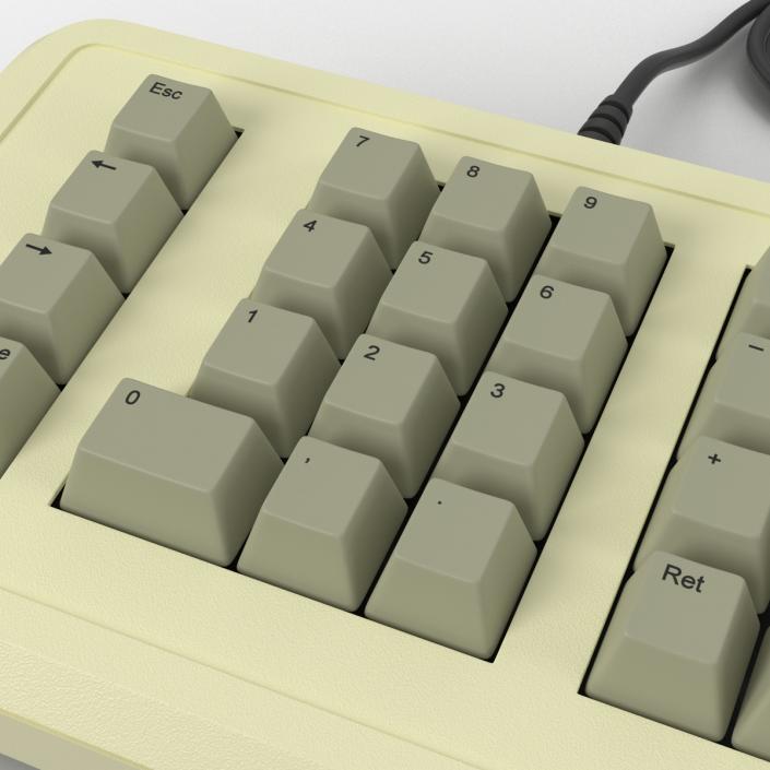 Apple IIe Numeric Keypad 3D model