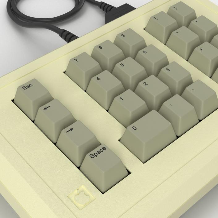 Apple IIe Numeric Keypad 3D model