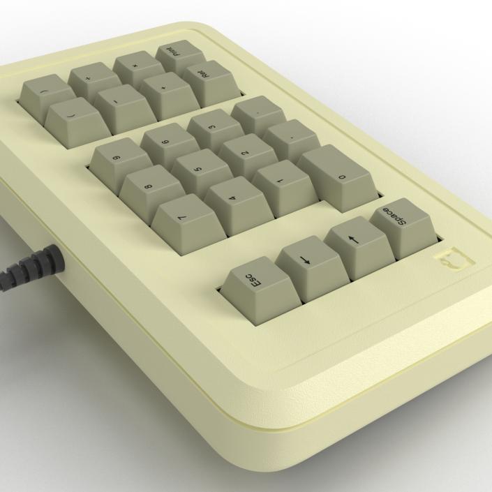 Apple IIe Numeric Keypad 3D model