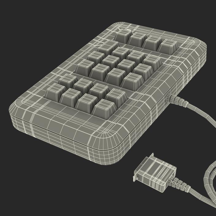 Apple IIe Numeric Keypad 3D model