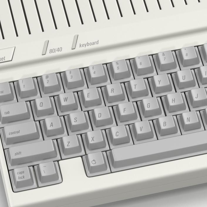 Apple IIc Personal Computer 3D