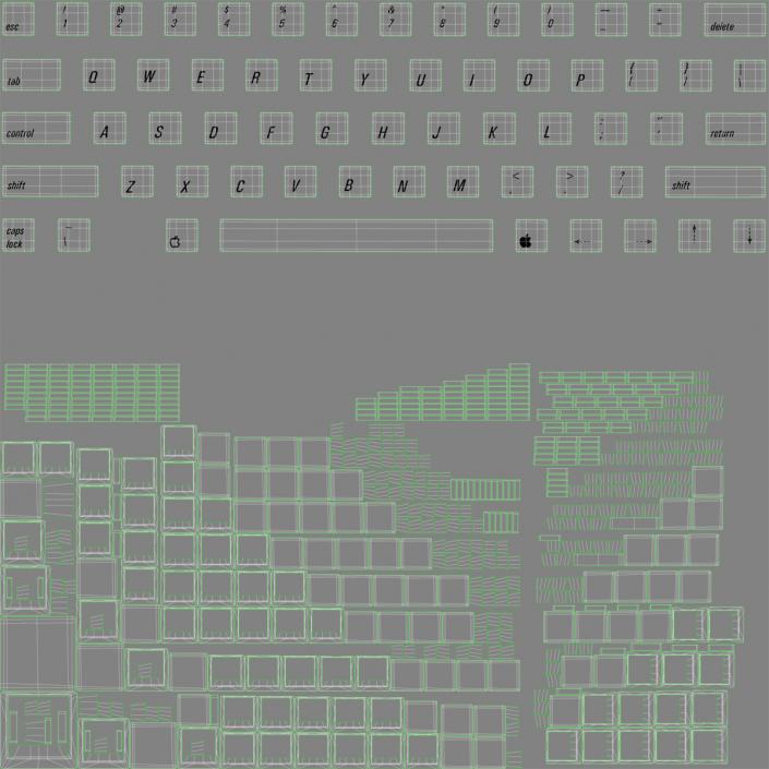 Apple IIc Personal Computer 3D