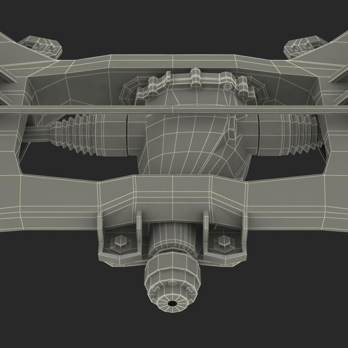 Sedan Back Axle 2 3D